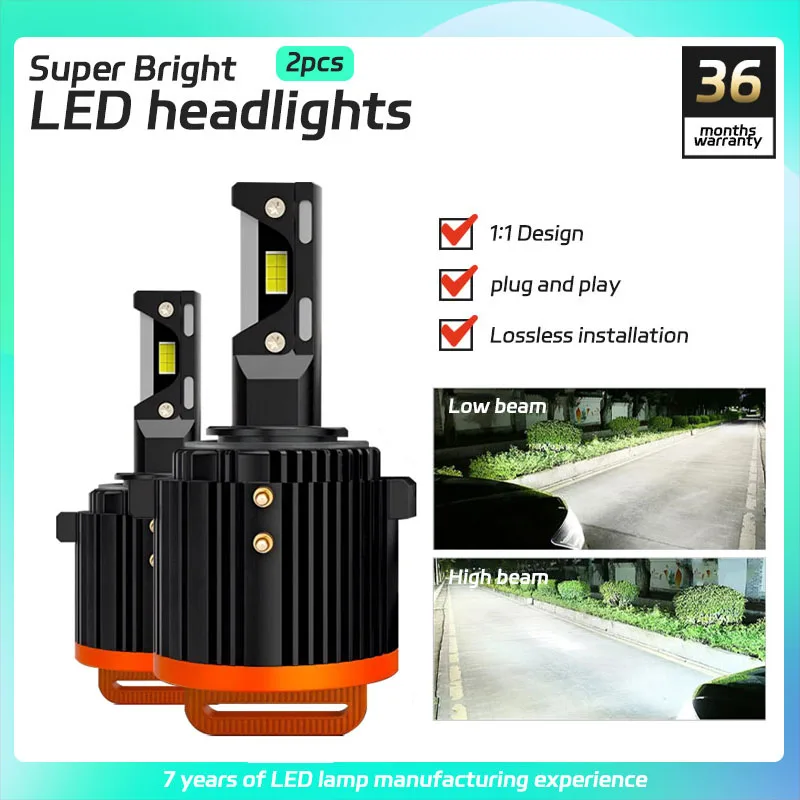 

LED Headlight H15 H7 LED Bulb Canbus 7535 CSP Car Headlight High Beam DRL Day Driving Running Light 300W 30000LM 12V Auto Lamp