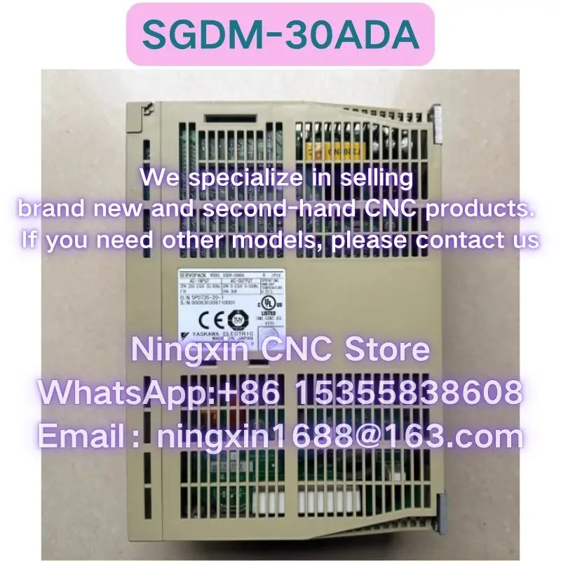 Second-hand SGDM-30ADA Driver Functional test OK Fast delivery