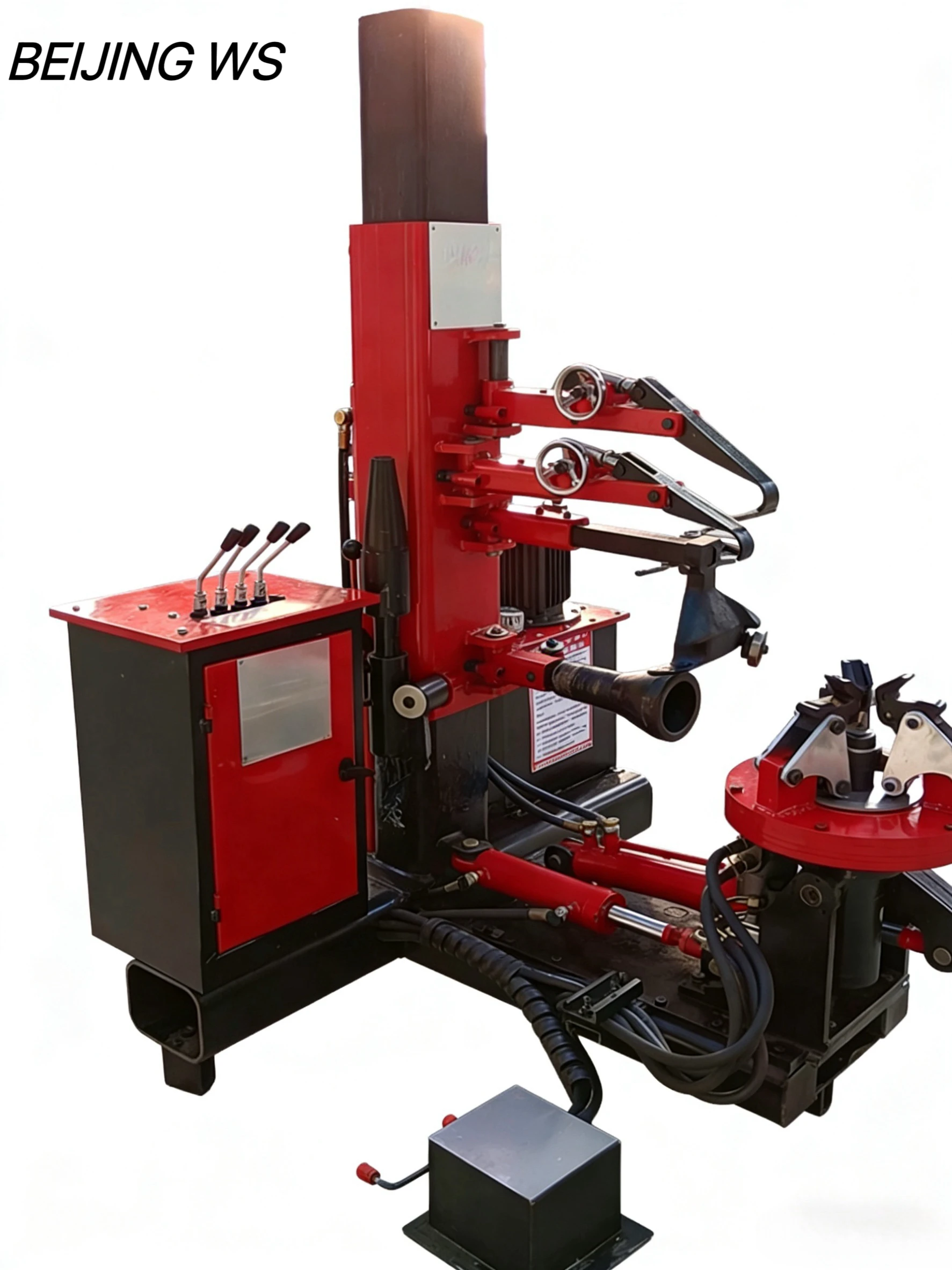 Pneumatic Tire Changer Machine Heavy Duty Commercial/Personal Use 1.1kW Motor 110V/220V/380V Stable Base User-Friendly Design