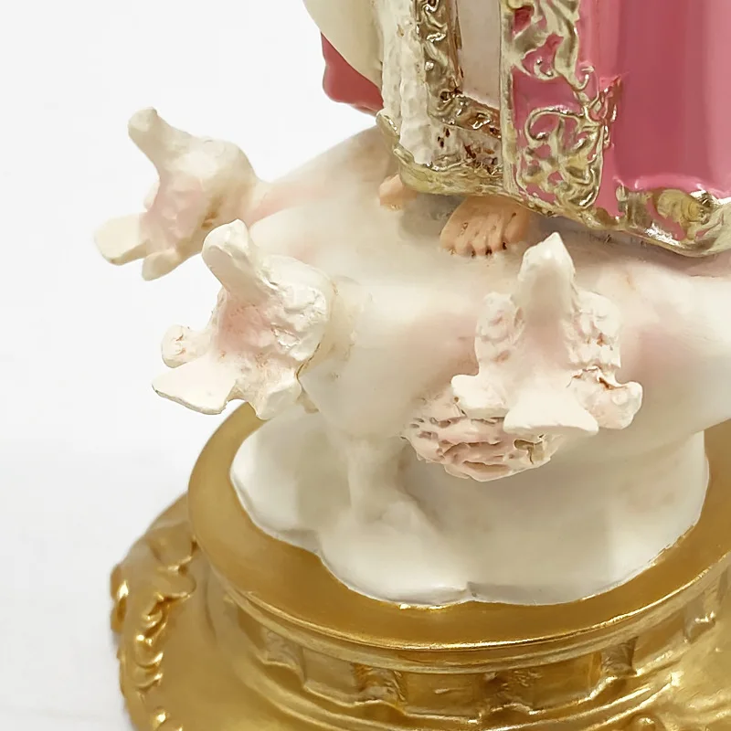 Catholic Statue Our Lady Of Fatima Statue Virgin Mary Figure Religious Gifts Altar Decoration Figurine ornaments hand-painted