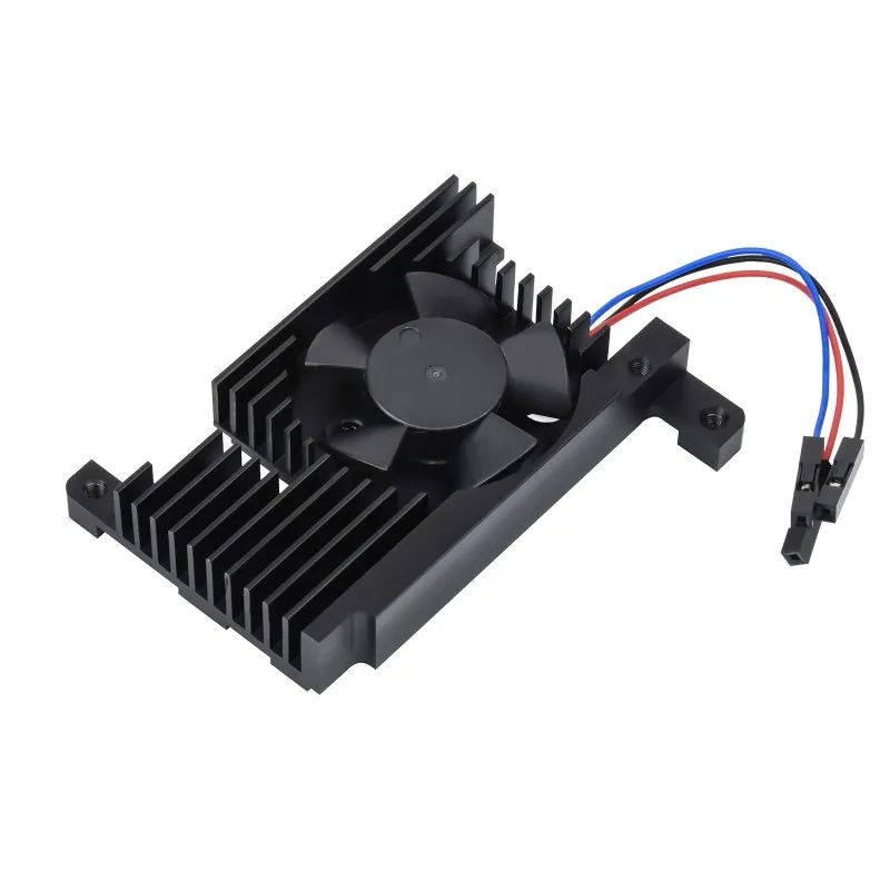 PI4-FAN-PWM-B,Dedicated All-In-One aluminum alloy cooling fan for Raspberry Pi 4B, PWM speed adjustment, better cooling