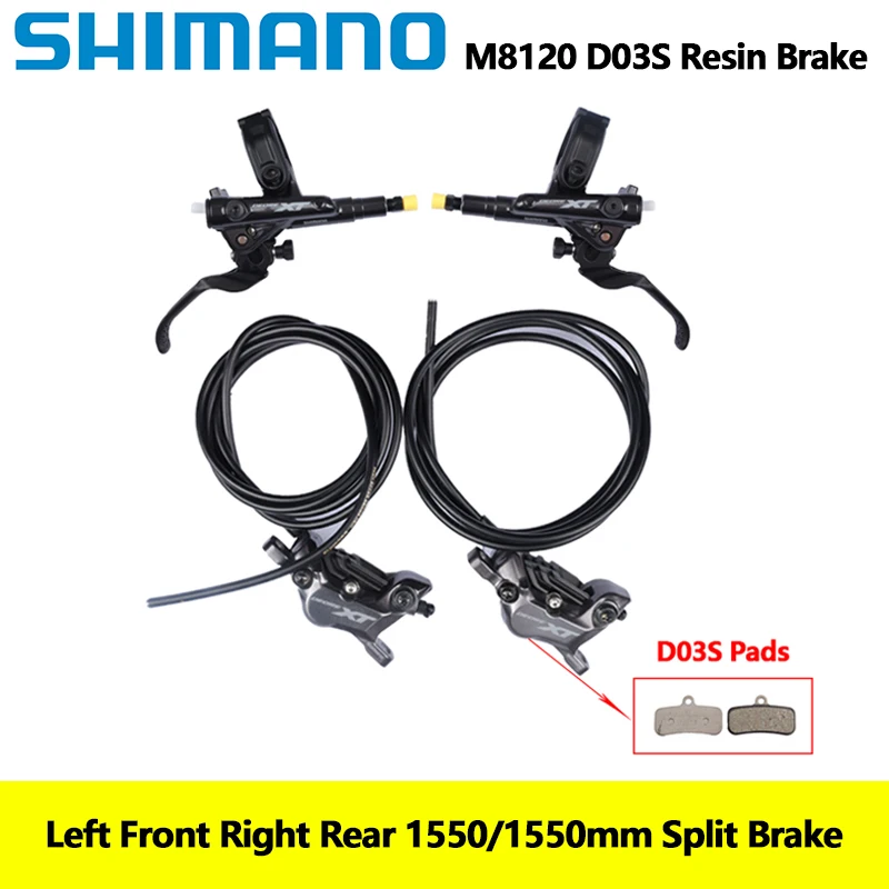 Shimano Bremse M8120 M7120 M6120 4-Kolben Mountainbike Fahrrad hydraulische Scheibenbremse XT SLX MTB Fahrrad Pads D03S N03A N04C – Detail 6