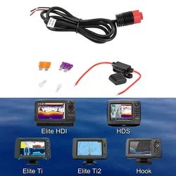 000-14041-001 HDS/Elite/Hook Power Cable Replacement, 3 Foot, 2-Wire Power Only Fits for Lowrance HDS, Elite FS/Ti2, Hook, Mark