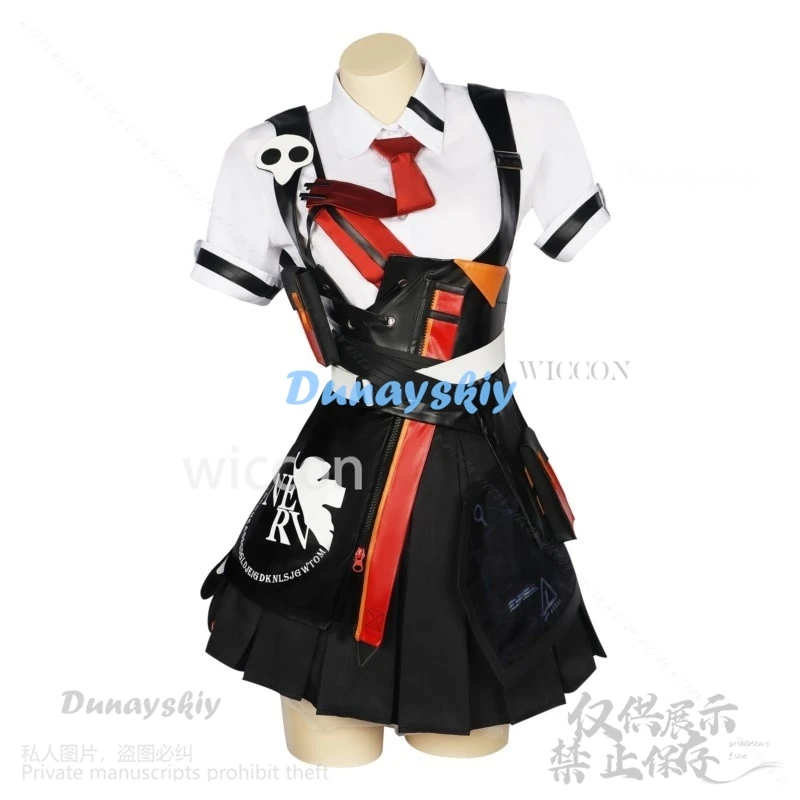 Anime Spiel Honkai Auswirkungen 3rd Cosplay Asuka Langley Soryu Kostüm Jk Kleid Lolita Requisiten Perücken Für Frau Mädchen Halloween Angepasst