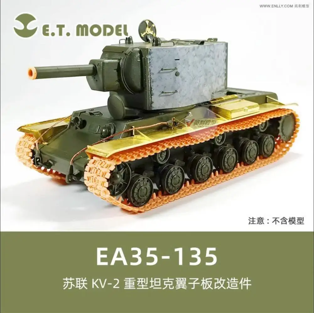 Guardabarros de tanque pesado para TAMIYA 35375, modelo ET E35-135, KV-2 ruso