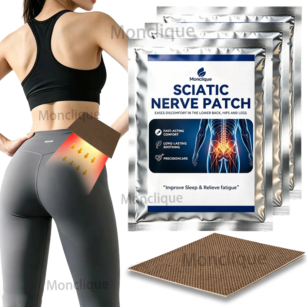 Buttocks Soothing Patch Sciatic Nerve Hot Compress Pad Legs Piriformis Care Stickers Breathable Self-adhesive Relaxing Muscles