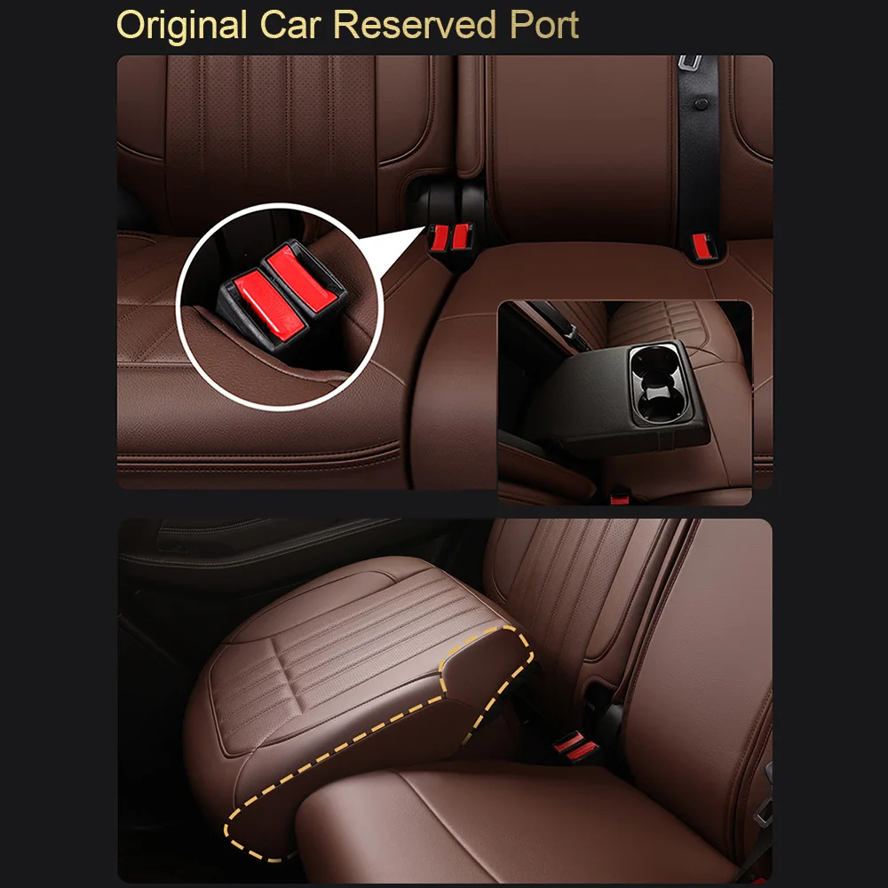 Für Toyota Tundra 2013 2014 2015 2016 2017 2018 2019 2020 2021 PU-Leder Maßgefertigte Autositzbezüge Komplettset Schutz-Zubehör – Detail 21