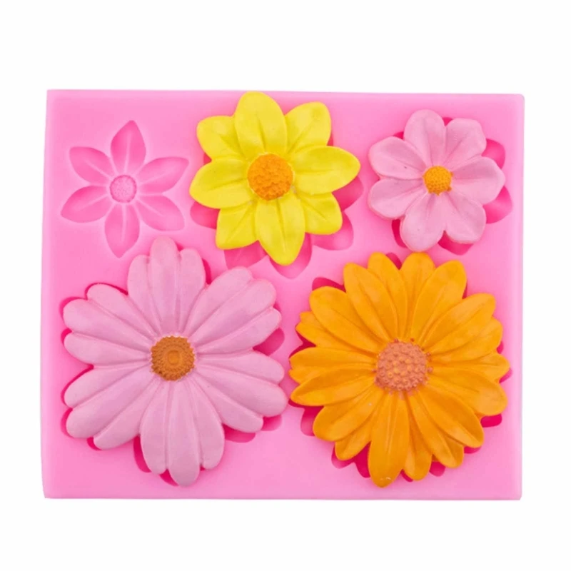 3D Silicone Flexible Mould Clay Resin Ceramics Candy Fondant Candy Chocolate Soap Mould Drop shipping image 3