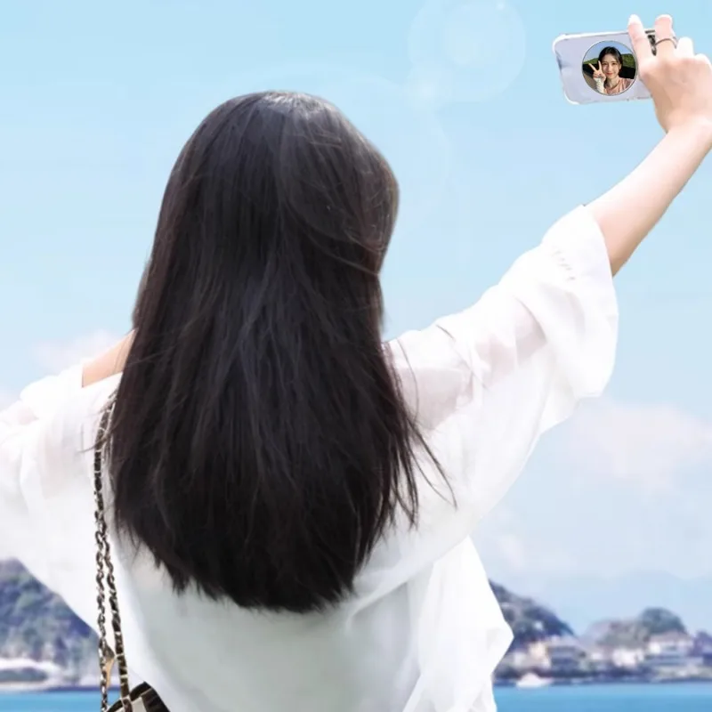 スマートフォンセルフセルフミラー,iPhone 15プロ携帯電話,リアカメラ,広角,vloggingビデオ