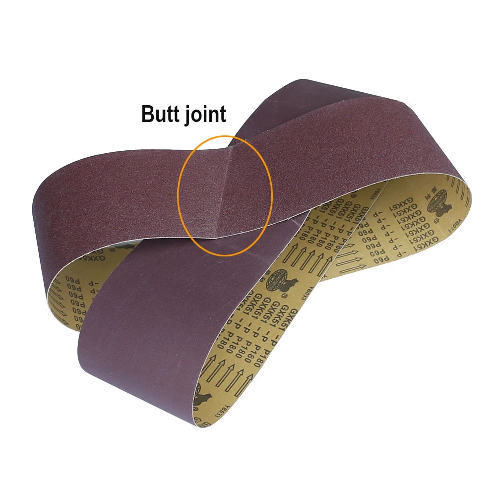 1 piece 1220 *150 /100 /75 /50 mm Abrasive Sanding Belts Wood Soft Metal Grinding