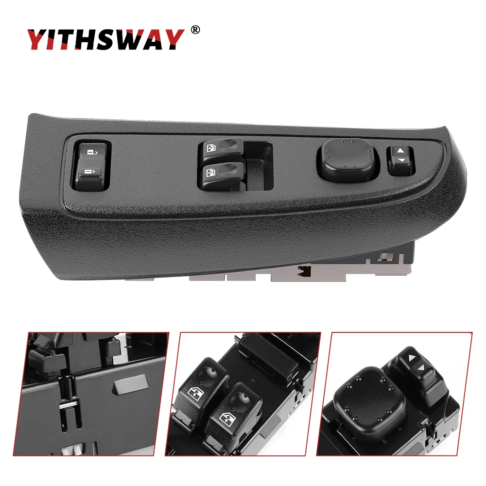 15883318 Power Window Switch Window Control Switch with Panel for Chevrolet Silverado GMC Sierra 1500 2500 3500 2005 2006 2007