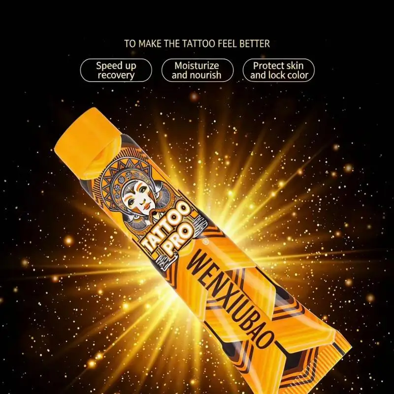 

Wenxiubao Крем для восстановления татуировок для восстановления татуировок, фиксации цвета, увлажнения и ухода