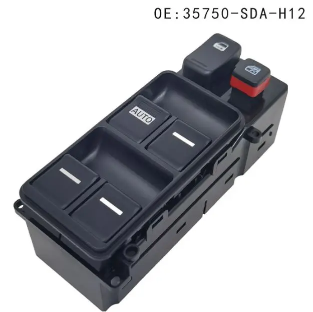 35750-SDA-H12 เหมาะสำหรับชุดสวิตช์ควบคุมกระจกไฟฟ้าของรถยนต์ฮอนด้าแอคคอร์ดโอดิสซีย์รุ่นที่ 7