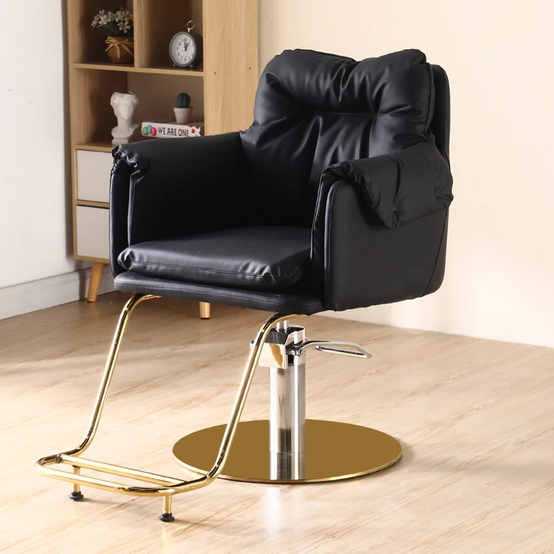 

Pedicure Hairdressing Chairs Rotating Ergonomic Footrest Styling Barber Chairs Aesthetic Sillon Pedicura Barber Equipment MQ50BC