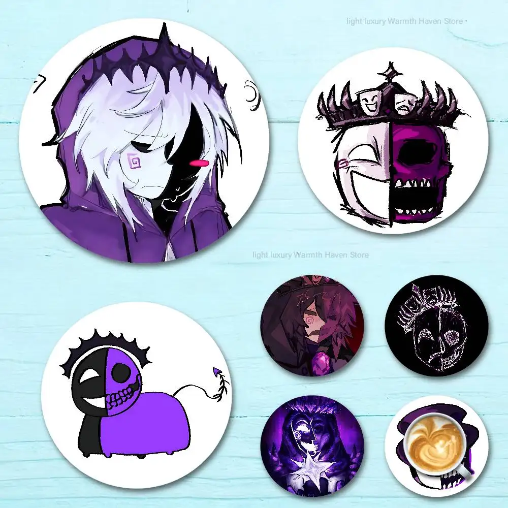 

Game Forsaken N-Noli Wooden Coasters 10cm Round Cosplay Fans Collect Friends Gifts