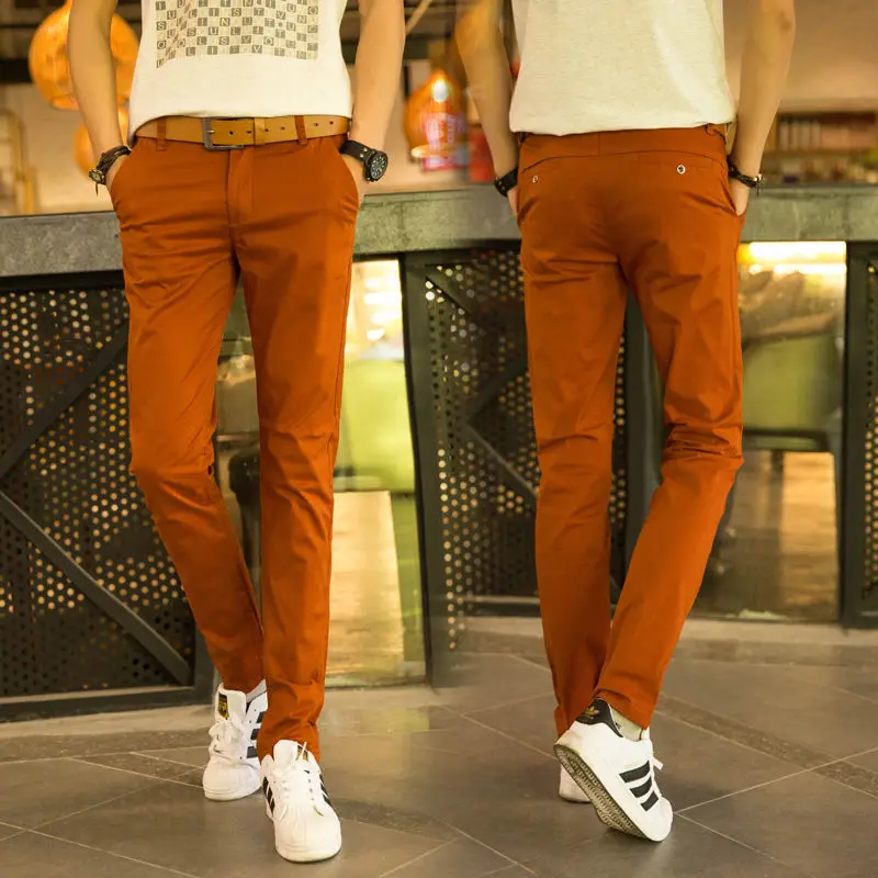 

2022 Men's Spring Autumn Fashion Business Casual Long Pants Suit Pants Male Elastic Solid Loose Straight Formal Trousers T336