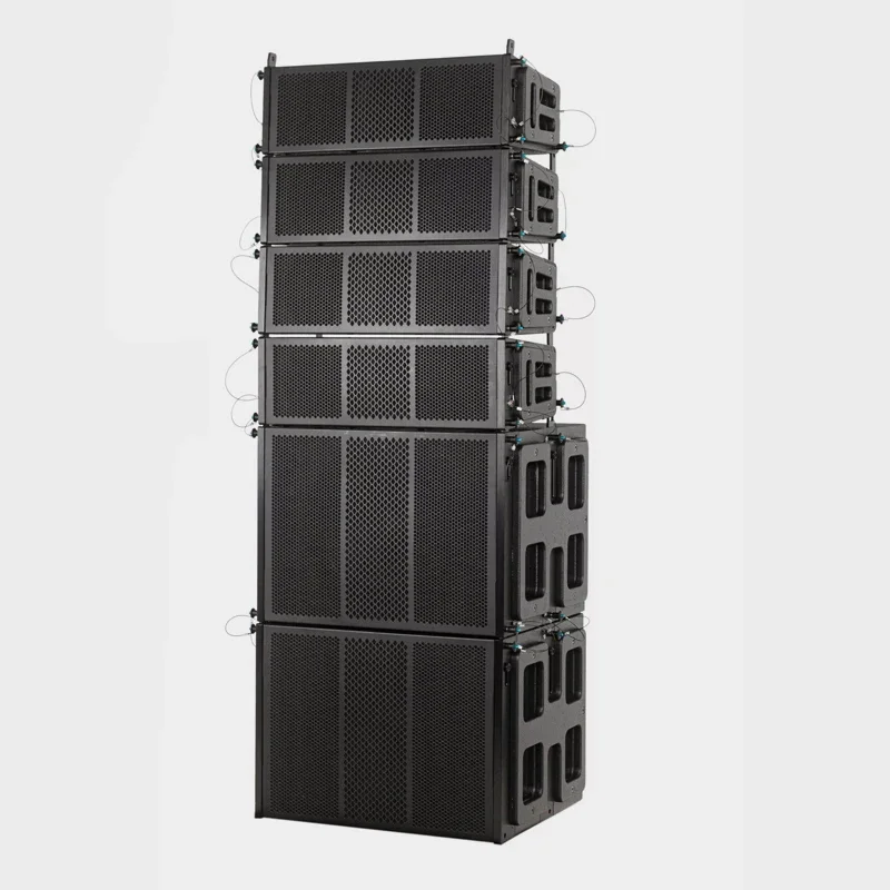 Museeq Audio-Active Dual Line Array Speaker System, 6.5 ", conjunto completo profissional, Stage Party Audio