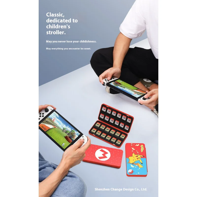 NintendoswitchCassette Box Game Card Storage BoxswitcholedPainted Pattern Card Box