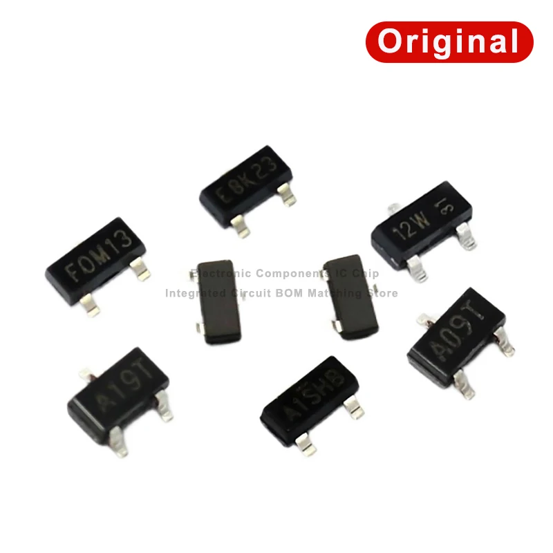 50PCS SI2300DS SI2300 2300DS 2300 SOT23 MOSFET new and Genuine IC