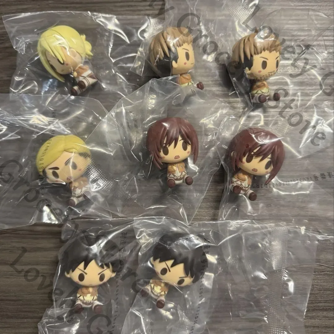 Anime Erwin Smith Shingeki No Kyojin ataque a los Titanes Annie Leonhart Jean Kirstein Cosplay estatuilla modelo Kits de modelismo regalo para seguidores
