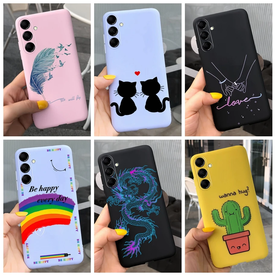 For Samsung A24 4G Case A25 5G Cover Cool Cactus Dragon Slim Soft Silicone Phone Back Funda For Samsung Galaxy A24 A25 2023 Case