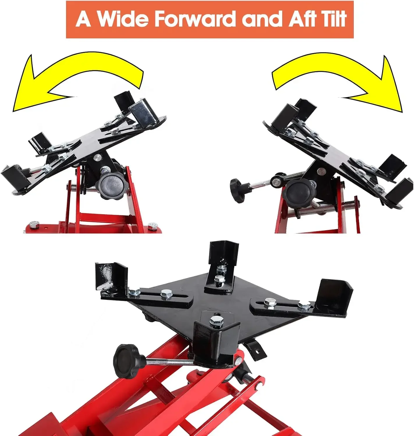 TR4076 Torin Hydraulic Roll-Under Transmission Service/Floor Jack: 1/2Ton (1000 lb) Capacity, powder-coated finish prevents rust