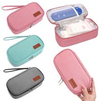 Insulin Cooling Bag for Diabetes Medicla Cooler Diabetic Pocket Oxford Pill Protector Waterproof Drug Freezer