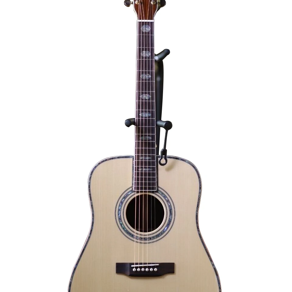 Dtype 45 acoustic guitar, spruce faced solid wood, side back rose wood