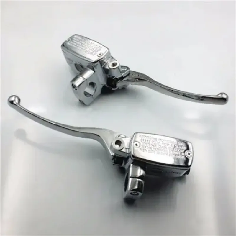 

Chrome 7/8" Handlebar Brake Hydraulic Clutch Lever Master Cylinder CB Custom Rat