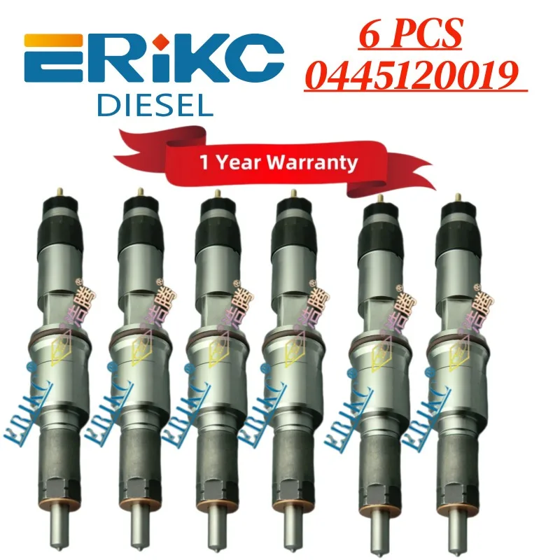 

6PCS Engine Nozzle 0445120084 0445120019 Diesel Injector 0445120020 Jet Injector for RENAULT IVECO 0986435523 5010477874