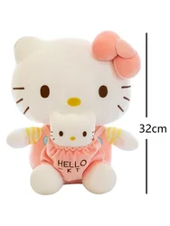 32cm Cartoon Peluches Kawaii Hello Kitty Plush Toys For Girl  Stuffed Animal Doll Cat Snario Plushie Christmas Hello kitty Anime