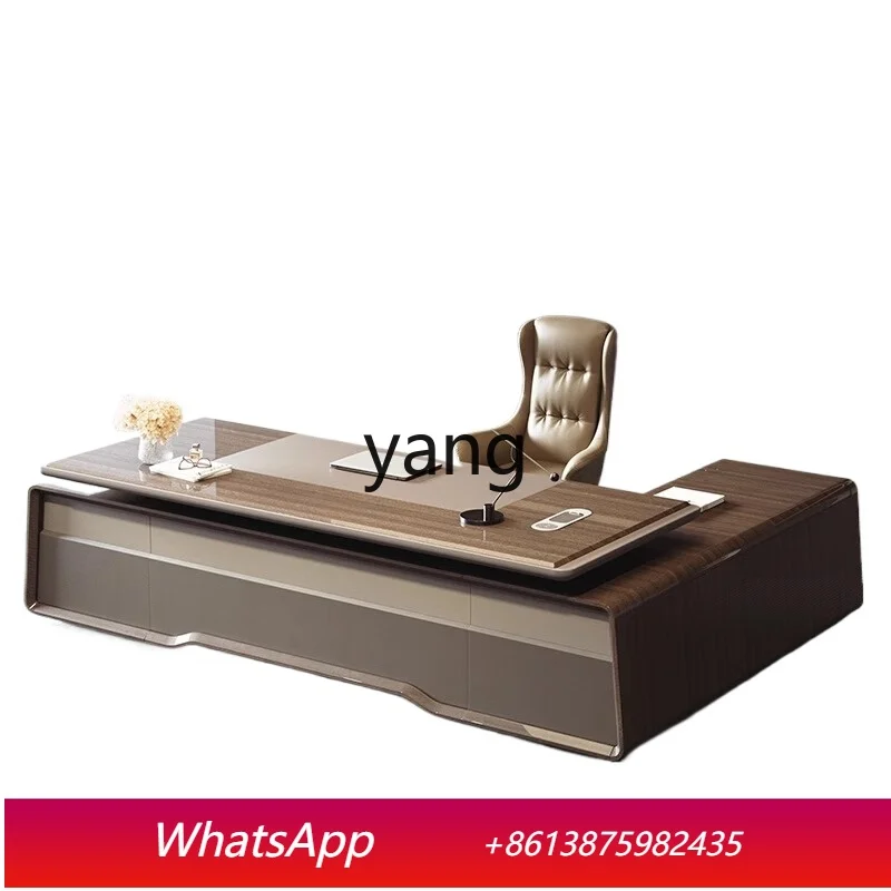 cx president's desk simple modern high-end company leadership general manager table and chair combination