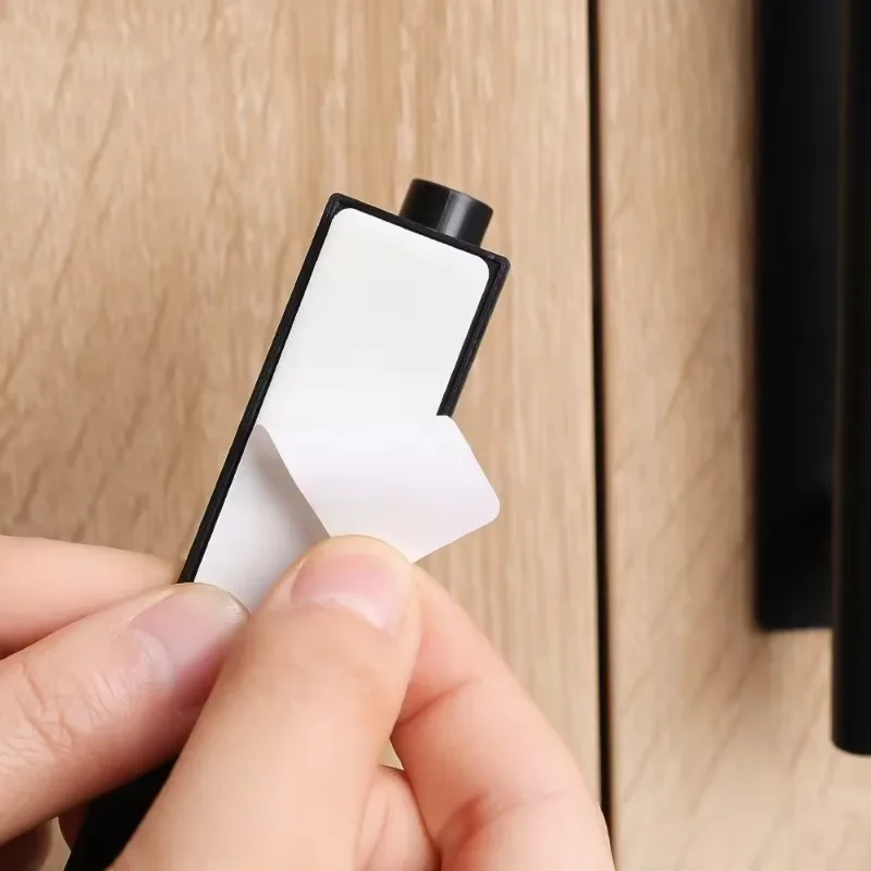 Cabinet Drawer Handle Self-adhesive Door Pulls Wardrobe Handle Kitchen Cabinet Window Glass Door Knobs Furniture Hardware Pull