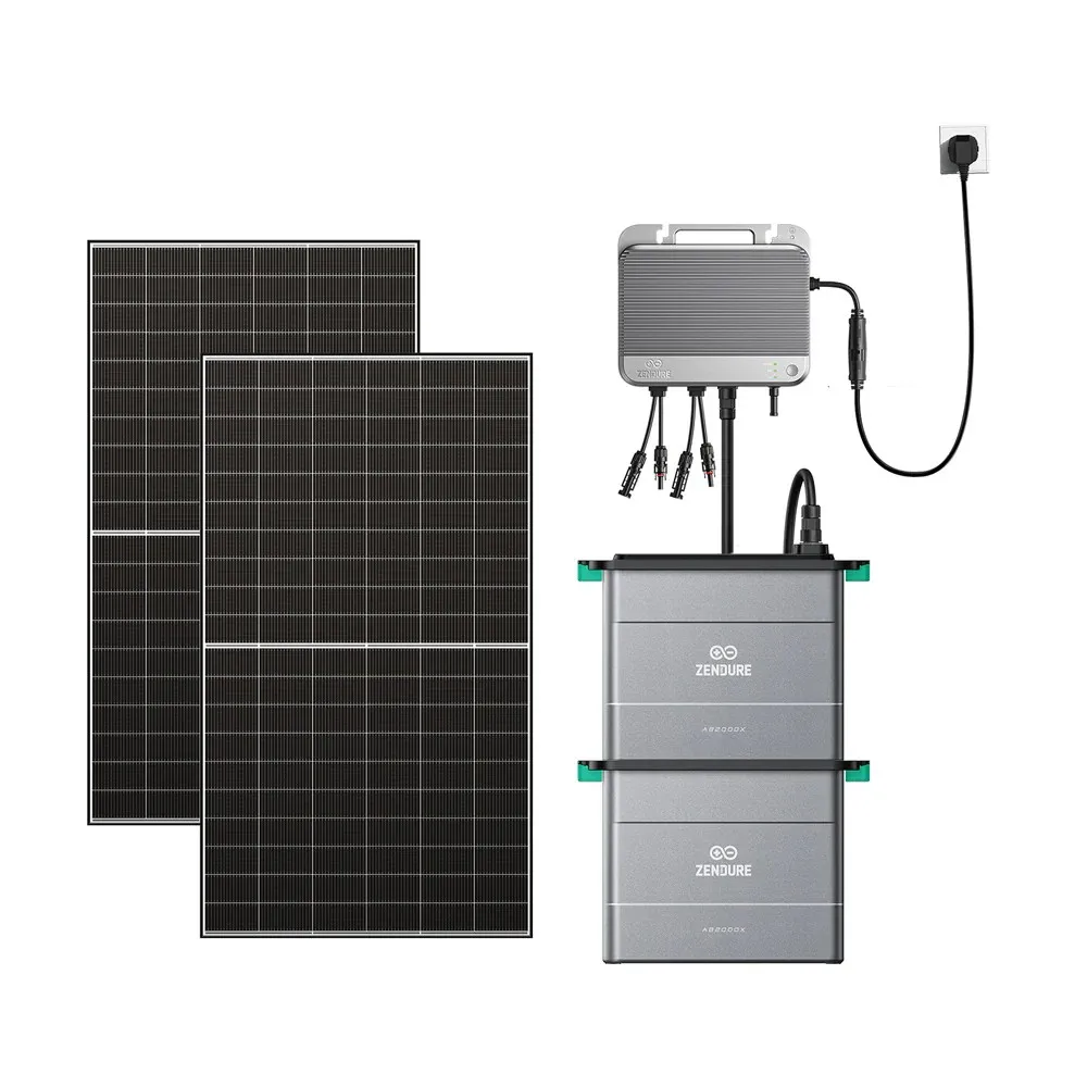 Zendure Solar Flow 800 Micro-omvormer voor balkon-energiecentrale, 1200W zonne-ingang, 800W AC in-/uitgang, weinig lichtproductie bij weinig licht, TOU-app.