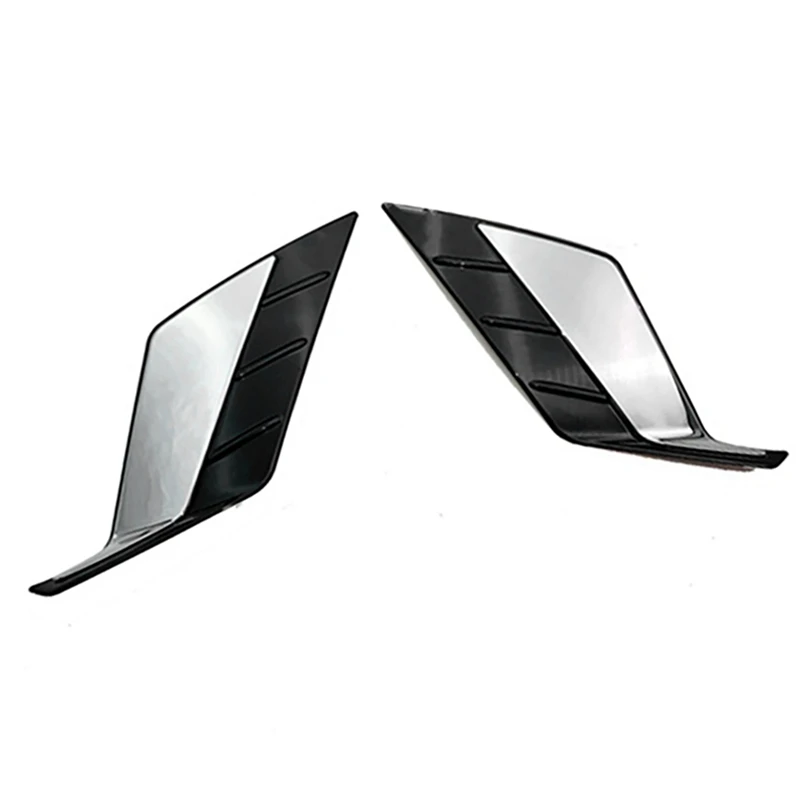 6 Pcs For Toyota Corolla Cross ABS Chrome Front Rear Fog Light Lamp Eyelid Eyebrow Cover Trim Molding Bezel Garnish