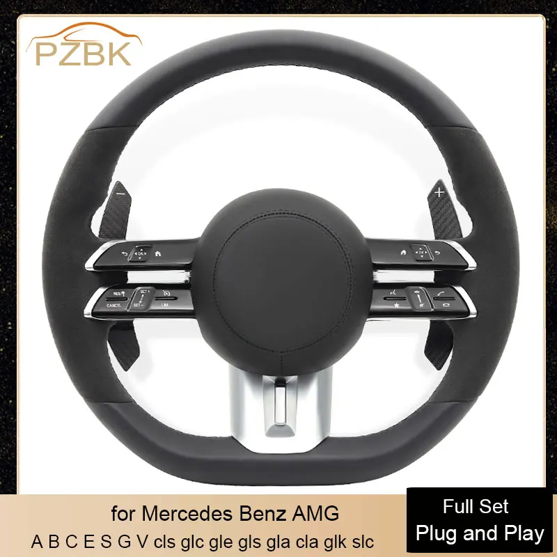 new Steering Wheel Full Set with for Mercedes Benz AMG W205 W212 W213 S205 A/B/C/E/S/G/V Class cls glc gle gls