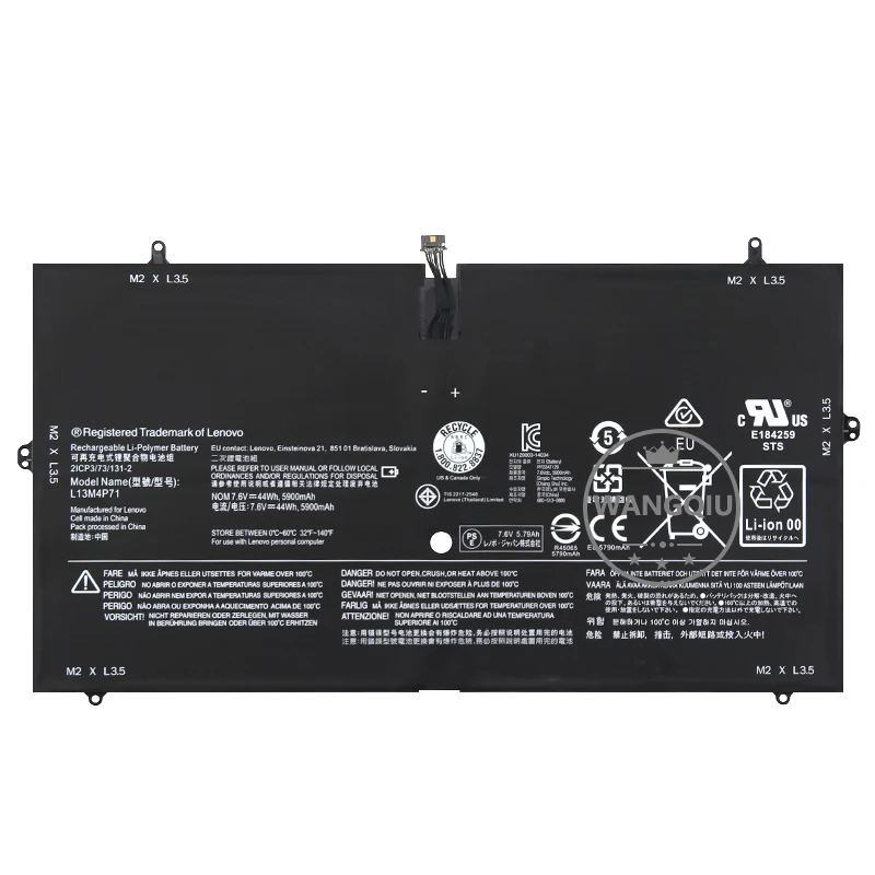 For Lenovo Laptop battery Yoga 3 Pro 1370 Pro-1370-80HE Pro-5Y71 Pro-I5Y51 Pro-I5Y70 Pro-I5Y71 L13M4P71 L14S4P71