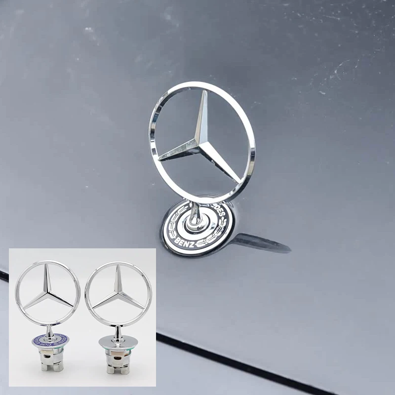 

Zinc Alloy for Mercedes Benz C180 C200 C200 W204 W210 W220 W212 Car Front Hood Emblem Bonnet Label 3D High Quality Accessories