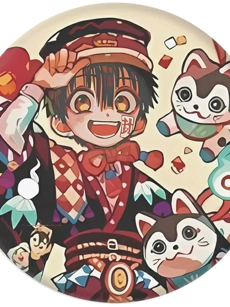 58mm Anime lié aux toilettes hanako-kun Hanako Yashiro Nene Cosplay COSTUME Badge broche SPTE fer blanc broche Accessoire Gilf