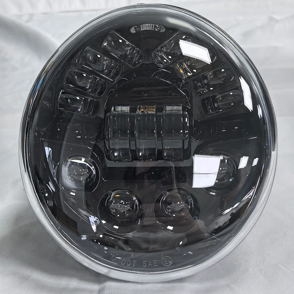 Für Harley V-Rod V Rod Muscle VRSCF Night Rod Special VRSCDX 2002-2017 LED-Scheinwerfer mit Tagfahrlicht Motorrad-Lichtanlage E24