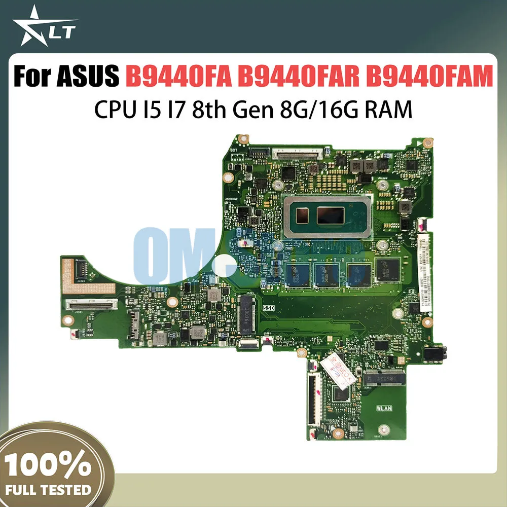 

B9440FA Mainboard For ASUS B9440 B9440FAV B9440FA B9440FAR B9440FAM B9440UA Laptop Motherboard CPU I5 8th Gen 8G RAM