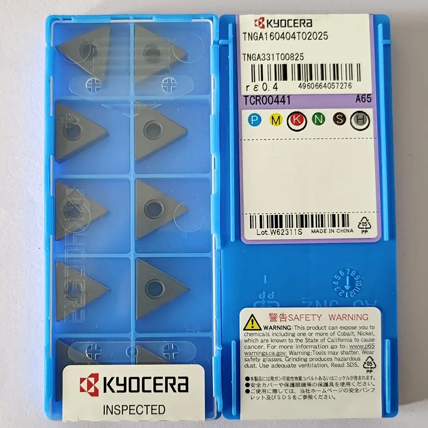 Imagem -06 - Carboneto do Cnc Insere Cerâmico 10 Peças pela Caixa Tnga160404 A65 Tnga160404 A66n Tnga160404 A66n Tnga160408 A66n Tnga1604 o