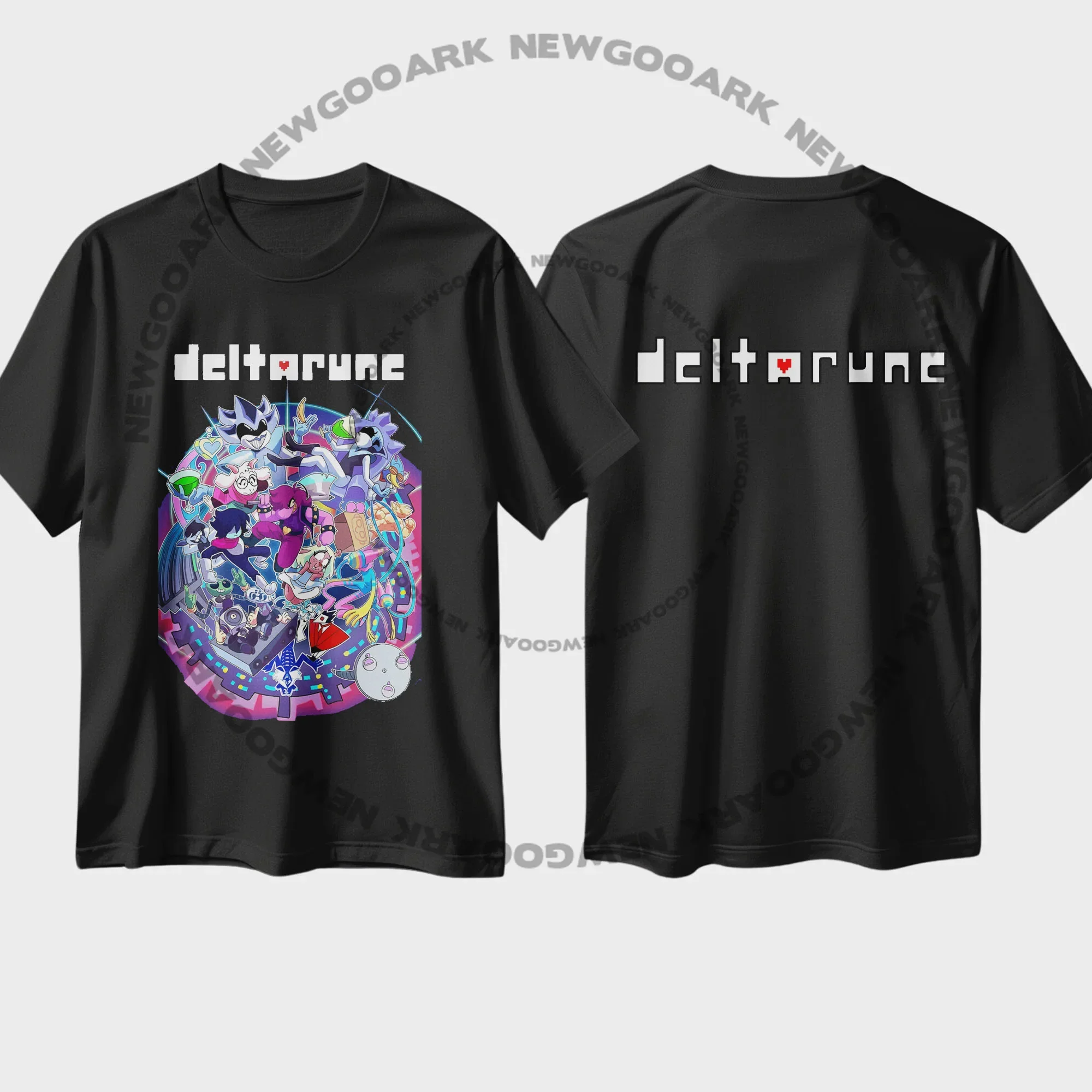 لعبة تي شيرت Deltarune كريس هدية مطبوعة جرافيك للجنسين قطن رقبة مستديرة للرجال والنساء ملابس الشارع تي شيرت بأكمام قصيرة قابلة للتنفس #5