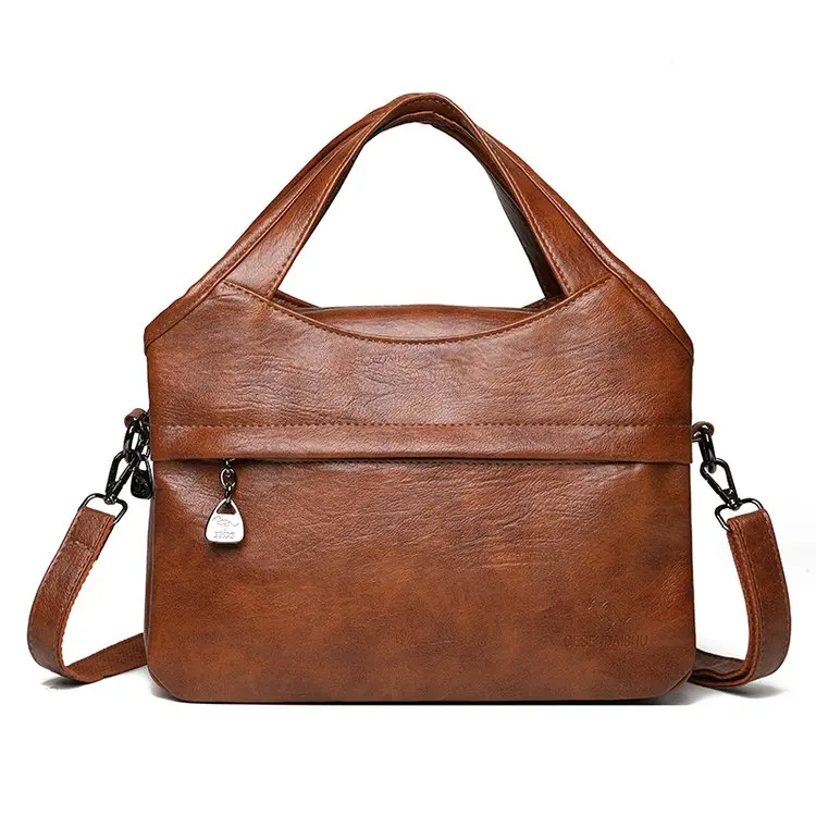 

Модная вместительная сумка 2025 года: новая, простая и универсальная повседневная женская легкая сумка через плечо