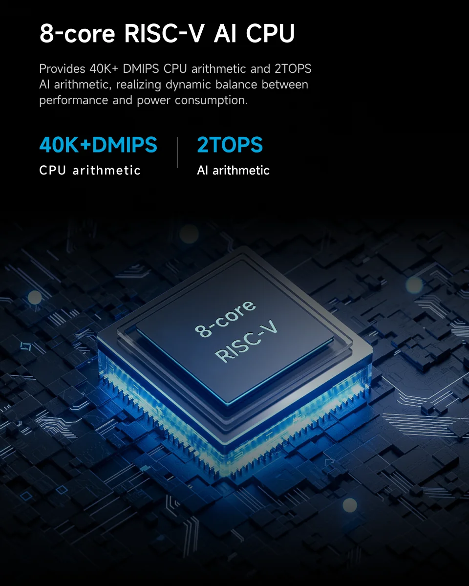 Orange Pi R2S 4GB RAM 8GB EMMC كمبيوتر واحد 8-core RISC-V AI 2TOPS CPU منافذ LAN مزدوجة كمبيوتر صغير يدعم OpenWrt Ubuntu OS