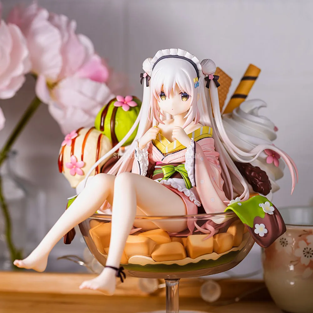 

20cm Native Anime Sexy Girl Shiratama Komame from a Shiratama Parfait 1/6 PVC Action Figure Adult Collectible Model Doll Toys