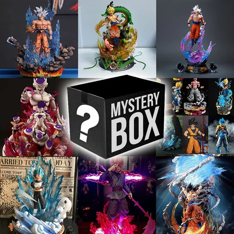 Figura de Anime de Dragon Ball, caja misteriosa sorpresa, Goku, freezer, Vegeta, Krillin, haz que tu sueño se haga realidad