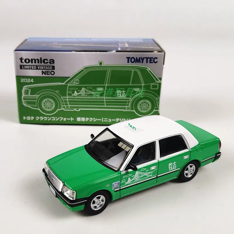 Tomica Limited Vintage TLV NEO Commemorative Edition Hong Kong Taxi Red Model Diecast Metal Car Model Collection Limited Edition