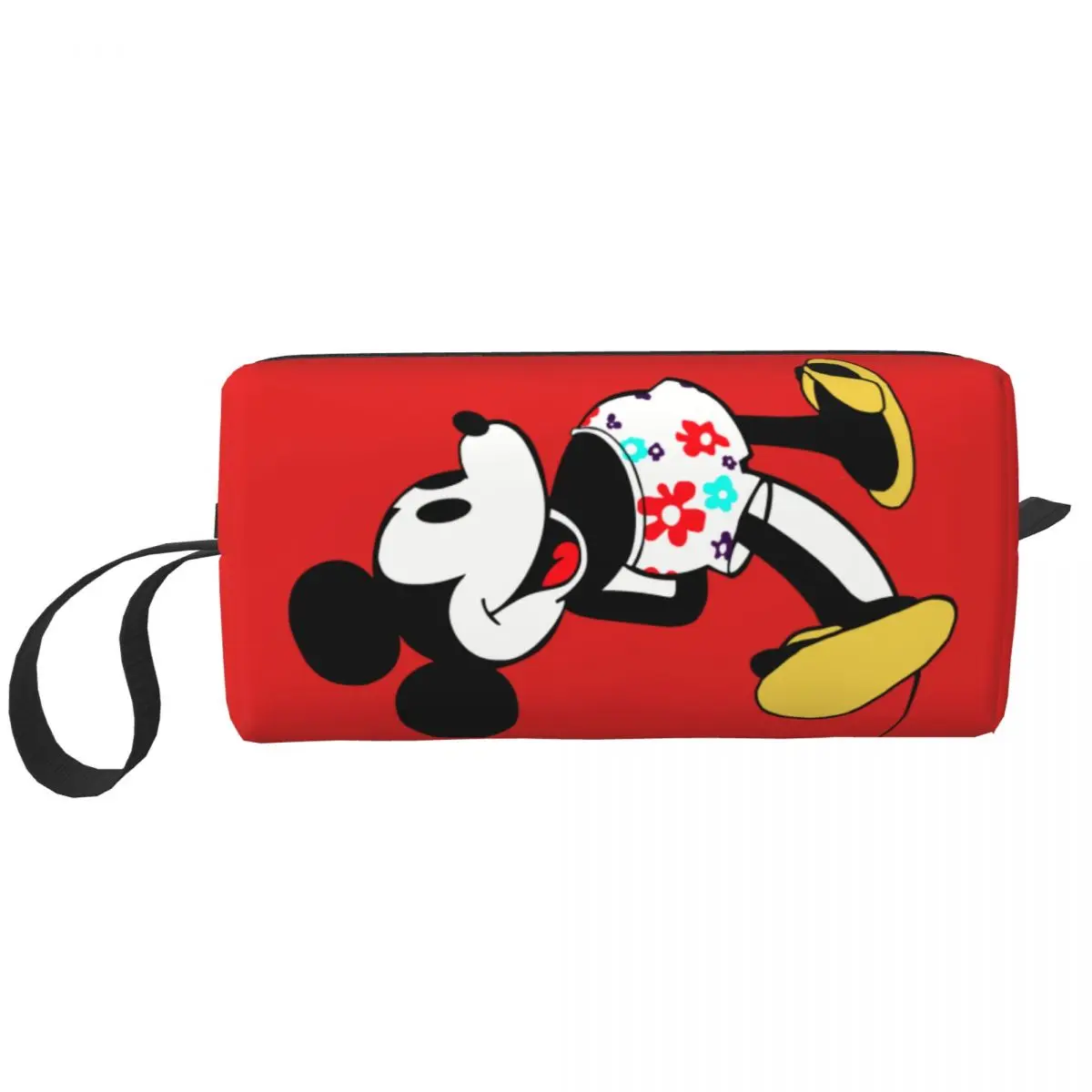 Custom Cute Mickey Mouse Minnie Travel Cosmetic Bag Women Disney Cartoon Makeup Toiletry Organizer Lady Beauty Storage Dopp Kit