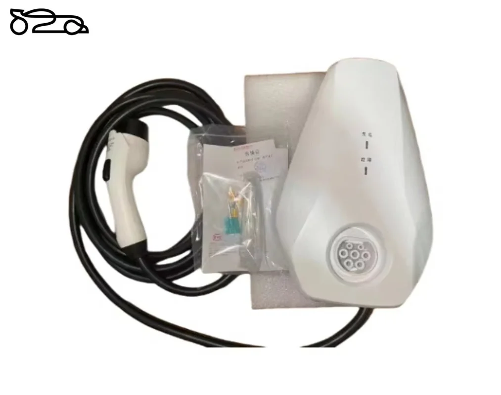 for BYD 7KW electric vehicle charging station wall-mounted charging case 32A, suitable for interface 5m cable 200-240V